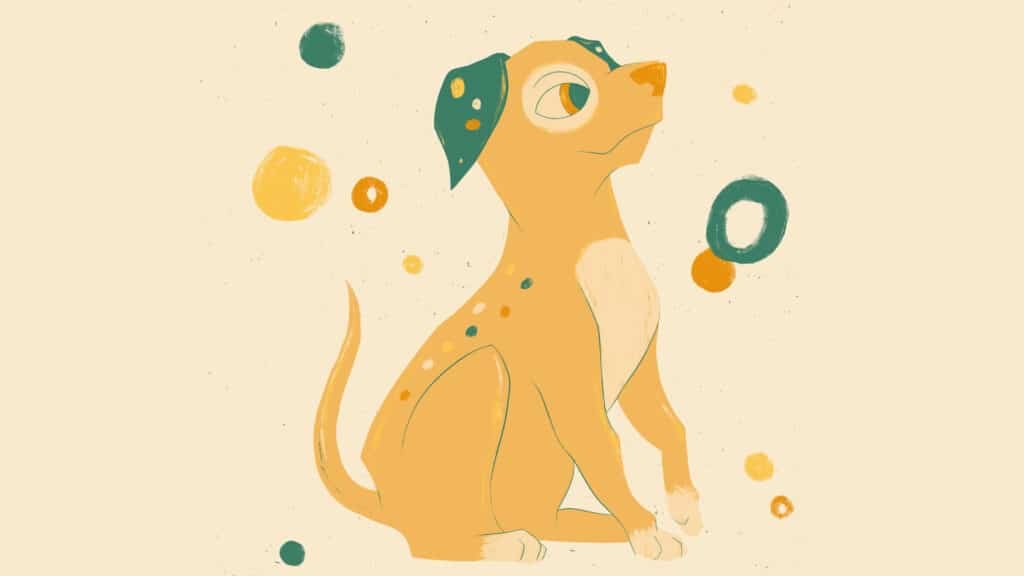 mixkit festive puppy dog 50 desktop wallpaper A small dog named Duden flows by their place