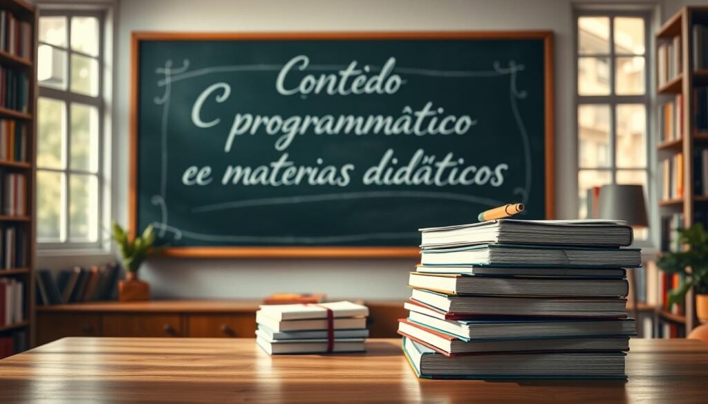 conteúdo programático e materiais didáticos